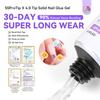 SAVILAND Pro Nail Glue Gel Nail Remover Lasting Solid Nail Glue Gel with UV Nail 20g Gel Nail 3ml Fast Nail Glue Remover Pen & Press-On Kit 30-Day