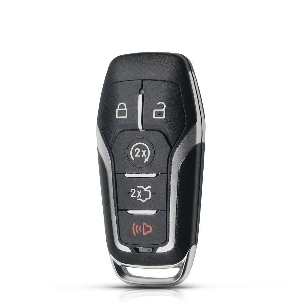 Keyless Go Smart Remote Car Key Shell Case 3/4/5 Buttons For Ford Fusion Explorer Edge Mustang Mondeo Kuka 2013-