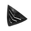 For Opel Corsa      ABS Plastic Rear Window Quarter Louver Cover Side Vent Trim Car Adhesive Accessories
