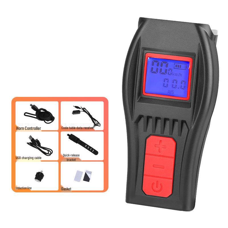 2023 High Brightness Mountain Bike Front Light with Wired Bike Computer