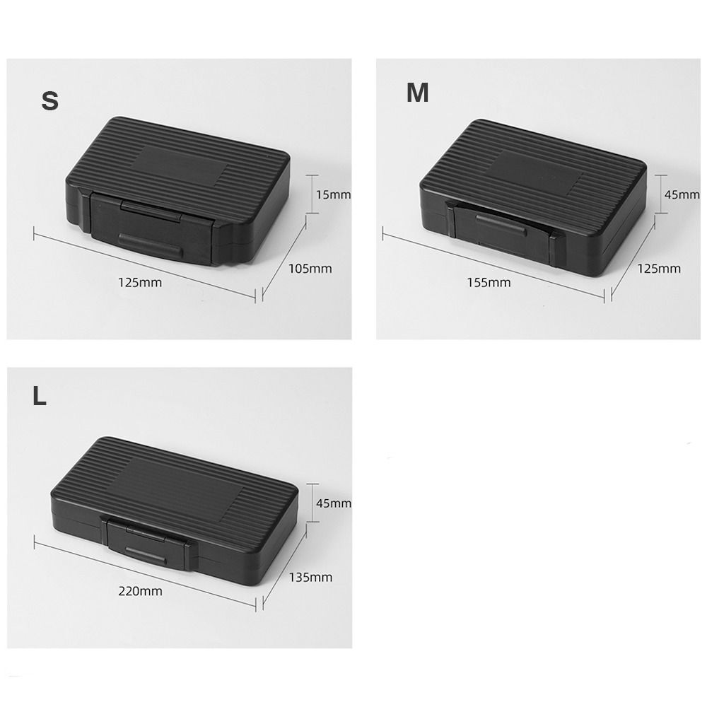 with Foam Insert Tool Storage Box Plastic Parts Box Household Tool Organizer