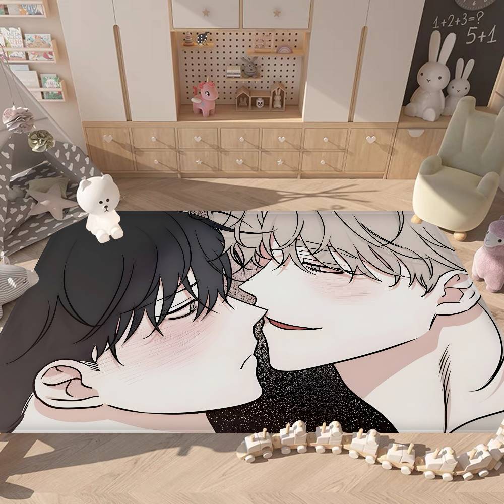 Low Tide In Twilight Anime Floor Mat INS Style Soft Bedroom Floor House Laundry Room Mat Anti-skid Household Carpets