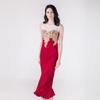 Elegant Women Formal Wedding Bridesmaid Evening Party Ball Prom Gown Long Cocktail Dress With Timeless Design