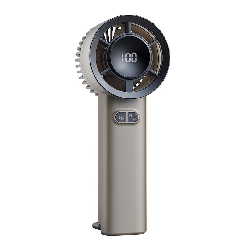 High-Speed Handheld Fan: USB Charging & Digital Display with 100 Speeds for Indoor/Outdoor Use