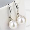 Shell Beads Long Earrings Simulation Freshwater Pearl Ear Hook Simple Drop Earrings  Female