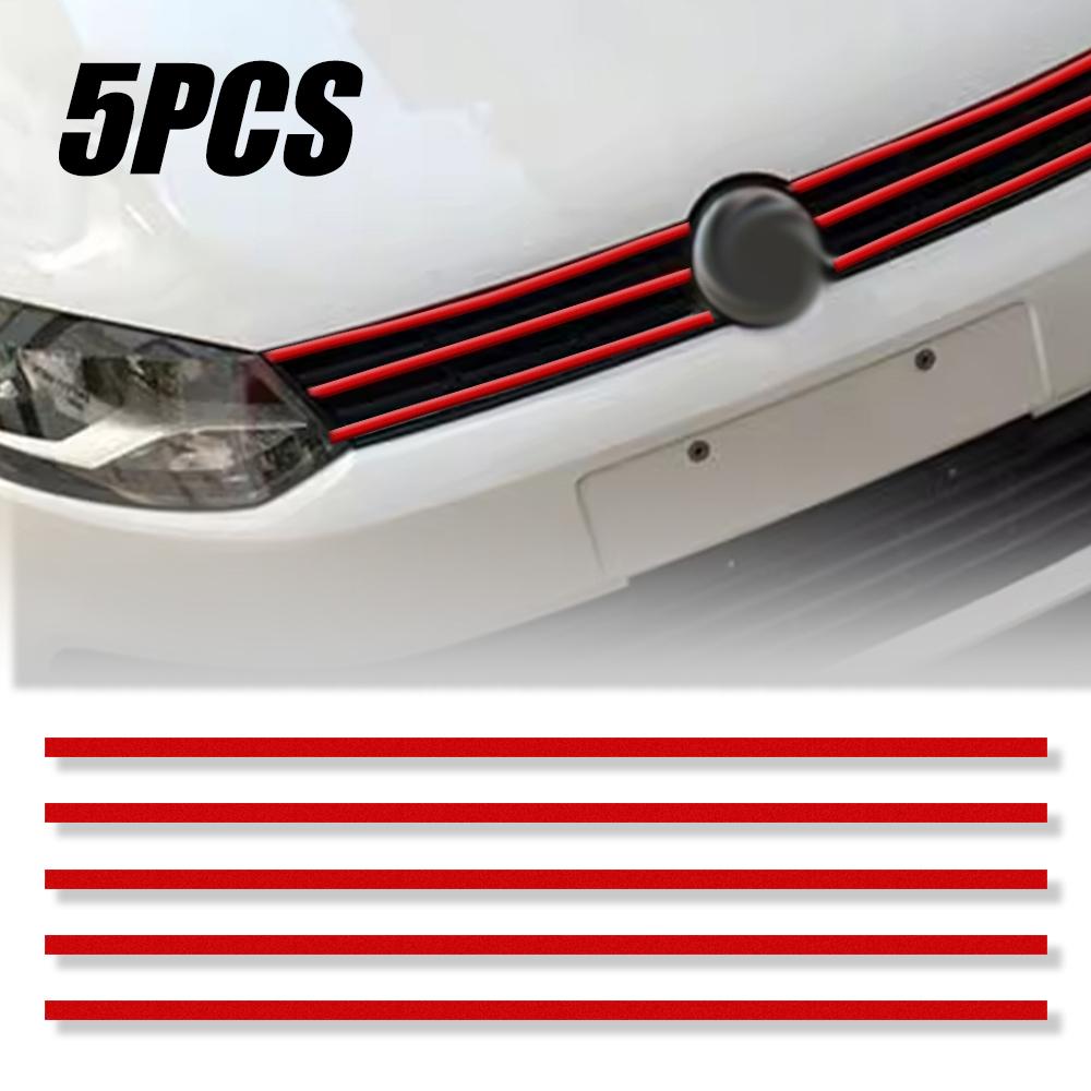 Auto Reflektierstreifen Aufkleber Automatische Kühlergrill Zieraufkleber Universelles Autostyling Wasserdichte Automatische Aufkleber