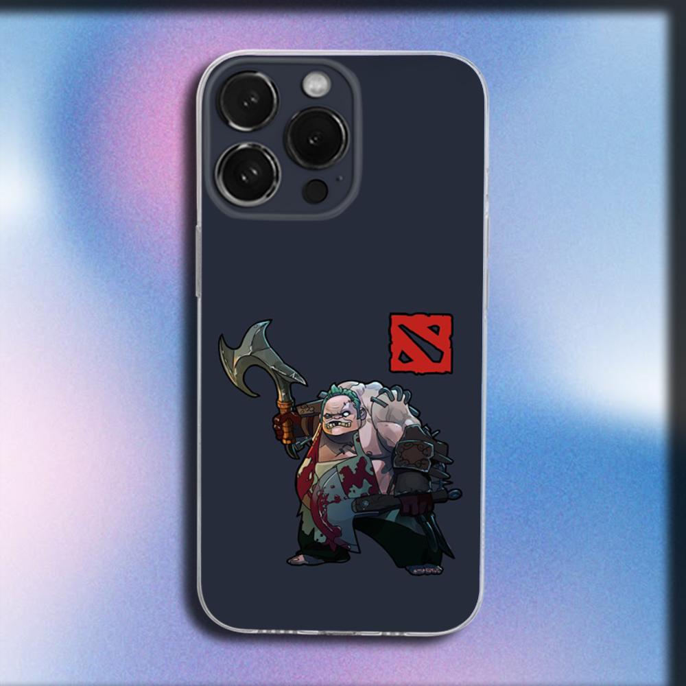 D-Dota 2 Cool Game Phone Case For iPhone 16,15,14,13,12,11 Plus,Pro,Max,XR,XS,X,Plus,SE,Mini Transparent Soft Cover