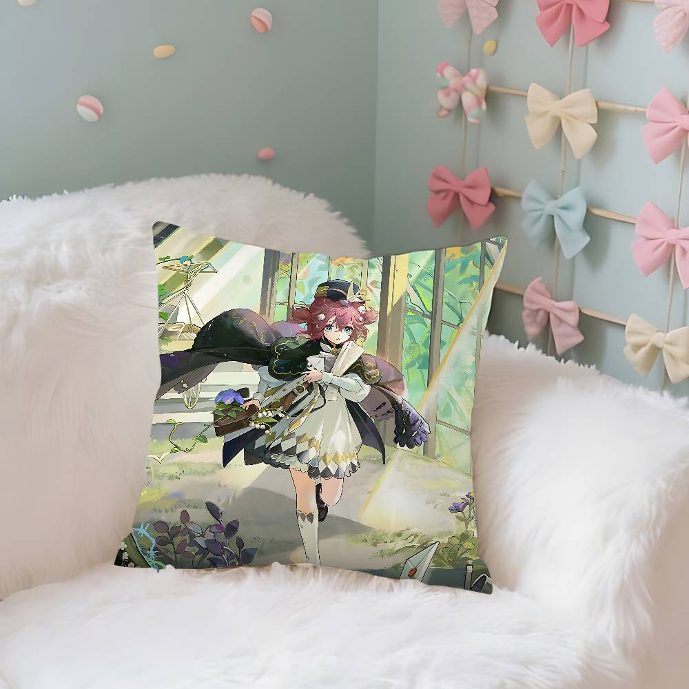 R-Reverse1999 Anime Pillow Case Cushion Cover Soft Cute Throw Pillow Case For Car Sofa Pillowcase Polyester With Zipper