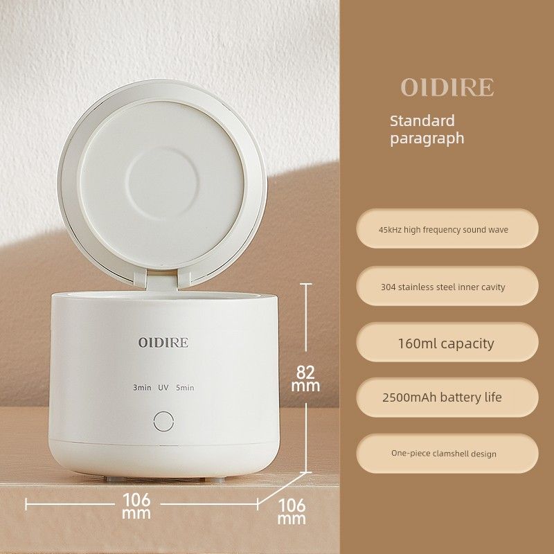 

Oidire Ultrasonic Portable Invisible Cleaning Device Charging Standard