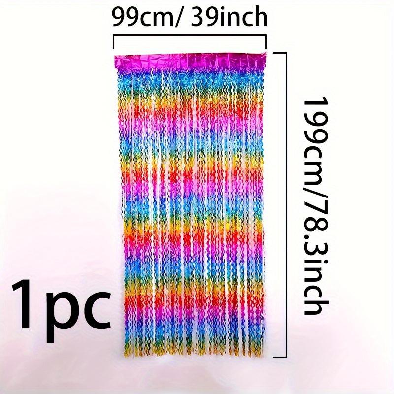 1*2M Rain Curtain: Birthday, Wedding, Stage Decoration Ribbon Strips