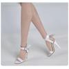 TOYBARJAPAN 1/6 Figure Accessories Large Size Footwear Shoes for Women White 6AGS2 Compatible with TBLeague Figures