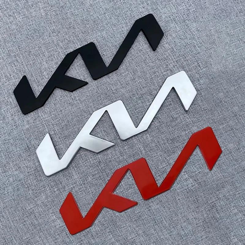AABIW1 Car Front Hood 3D Metal Emblem Trunk Decoration Logo Stickers KIA K5 K9 Sorento Ceed Sportage Carnival Stinger Forte Niro