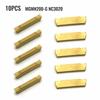 10PCS Grooving Inserts Carbide Inserts Grooving Lathe Lathe Cutter MGMN200 NC3020 Parting Tools Practical Quality