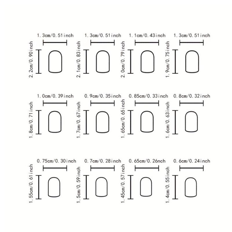 24 bucăți unghii false pătrate medii cu modele de stele și lună, acrilice lucioase, adezive, pentru femei și fete