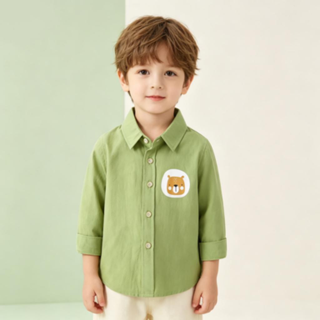 Women's Casual Button Down Shirt with Turn-Down Collar Lightweight Print for Work Layering
