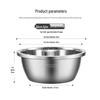 MAXCOOK 304 Stainless Steel Mixing Bowl