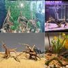 Tfwadmx Aquarium Driftwood Natural Wood 4''-7'' Reptile Branch Fish Tank Tree Plant Stump Ornament Decor 4 PCS