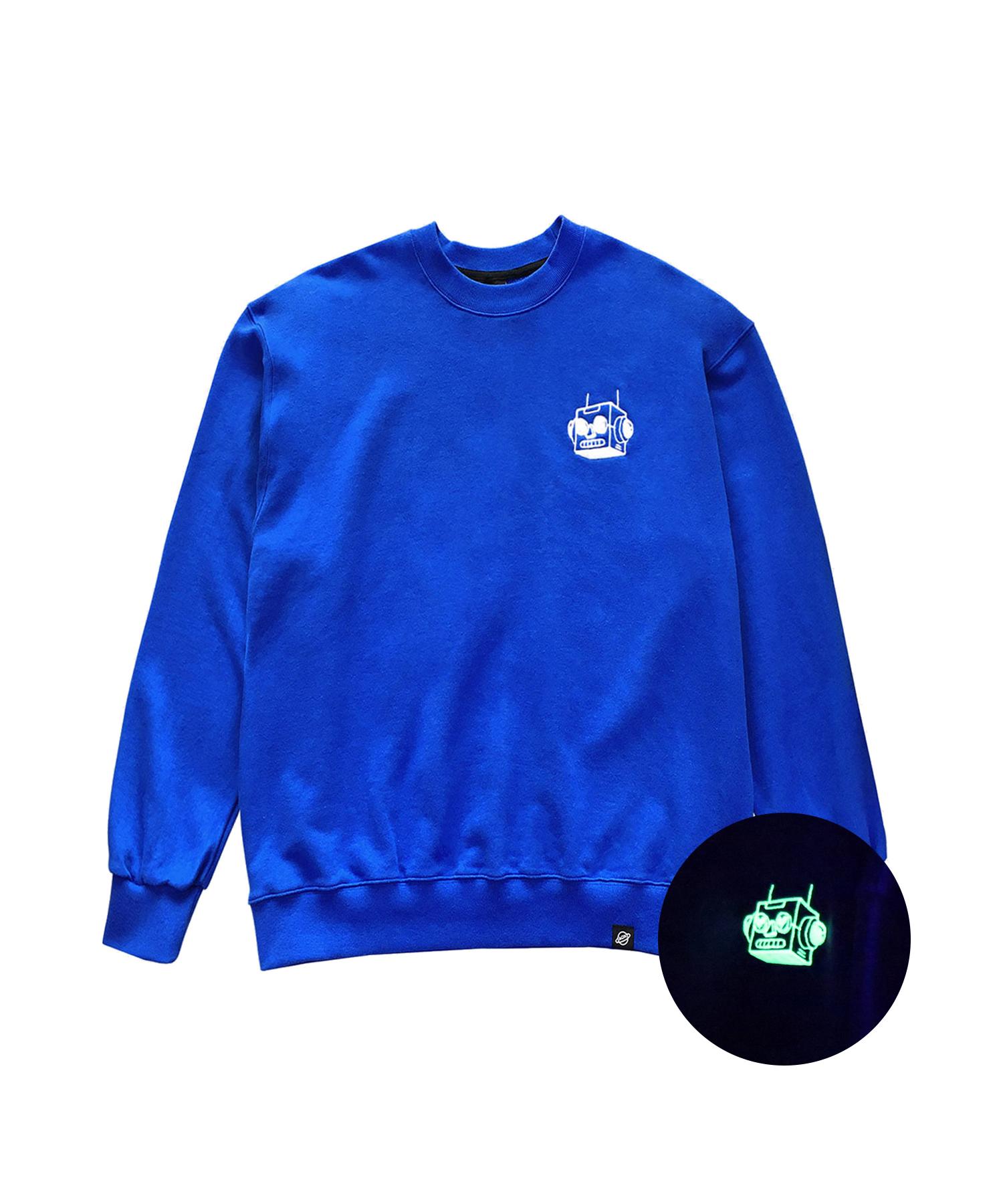 Толстовка Aox Heart Robot(синий) Blue/Xl