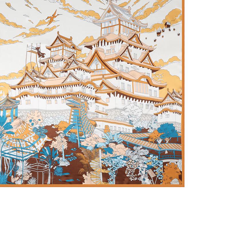 Aisiyalan Dream Floral Silk Scarf Set