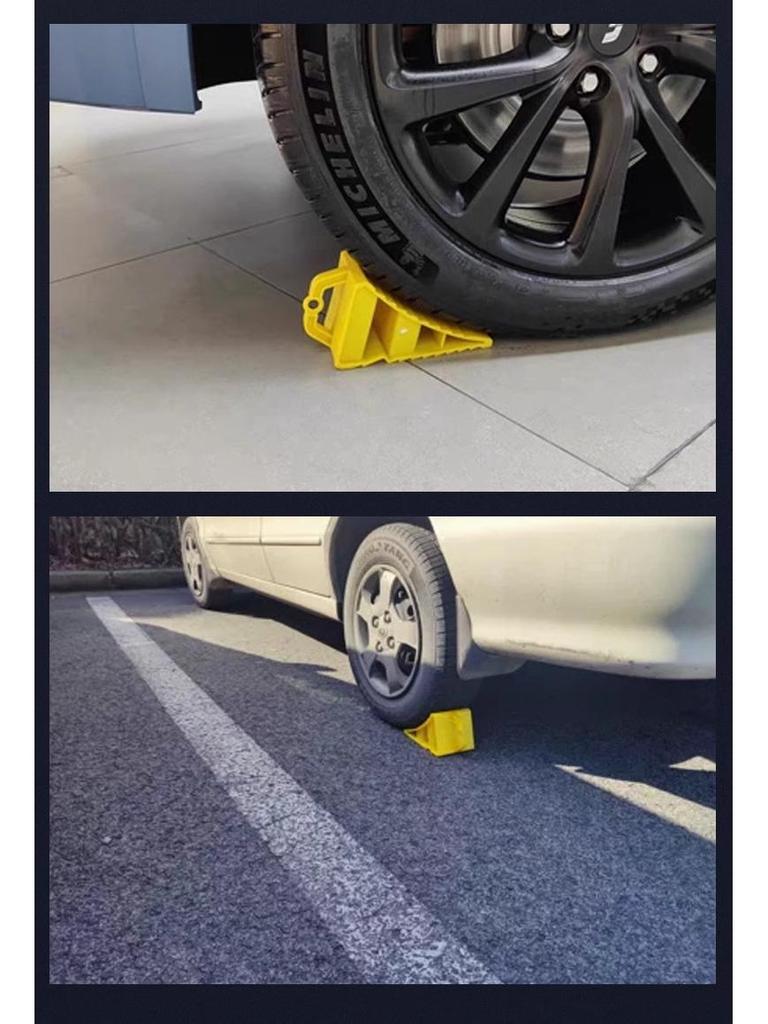 Wooden Wheel Chock Anti-Roll Ramp Pad for Parking