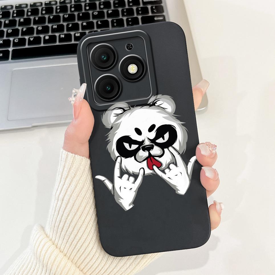 For Cover Itel A50 ItelA50 A 50 Phone Case Back Capa Question Duck Panda Cool Style Animals Cat Painting Soft Silicone Funda Bag