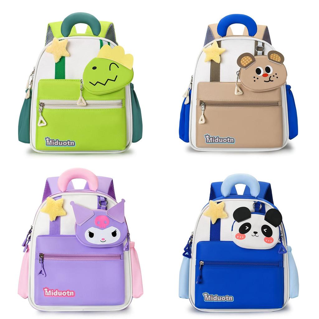 Kuromi Hello Kitty Melody Backpack With Breathable Nylon And Air Cushion Straps For Kindergarten Children