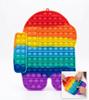 Pop It Anti-Stress Quetschspielzeug Regenbogen Großes Sensorisches Spielzeug Figur