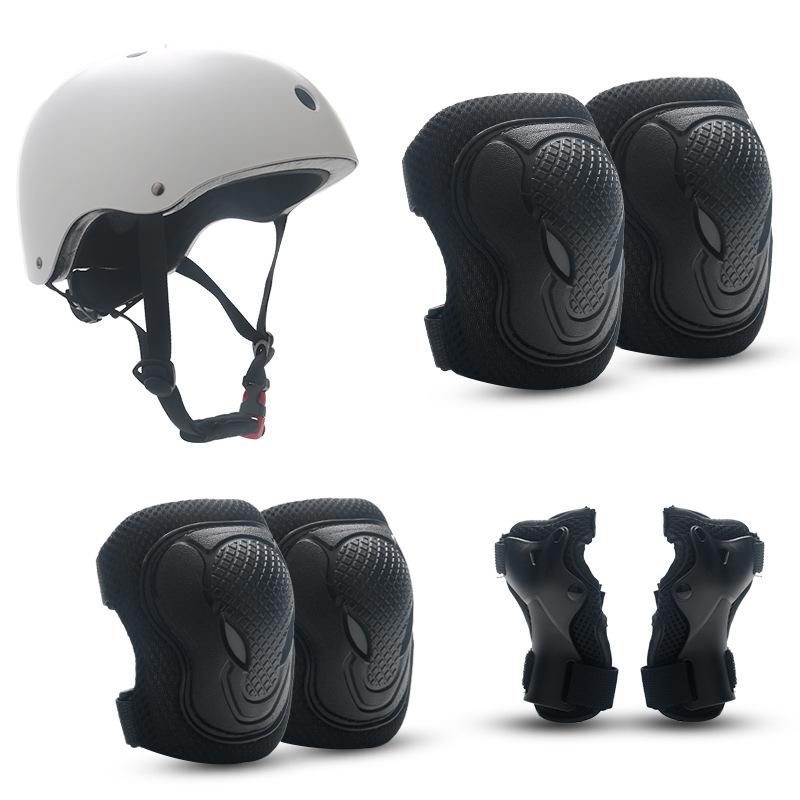 Children's Roller Skating Protective Gear, Riding Helmet Set, Balance Bike, Bicycle Skateboard, Skating Sports Knee Pads