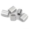 Aluminum Oval Clamp for Steel Wire Rope, 8-shaped & Single/Double Hole