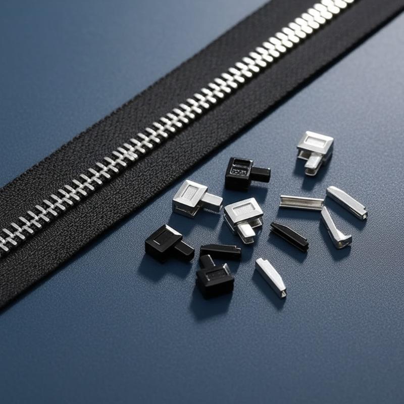10 PCS Metal Zipper Stopper Repair Kit For Tailors Open End Bottom Zip Fix Set DIY Sewing Bags Pants Garments Replacements