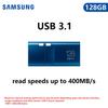 Samsung 128GB USB Type-C Flash Drive 64GB 256GB 400mb/s 512GB USB 3.1 USB 3.2 Pendrive Memory Stick USB Flash Drive For PC/Notebook/phone/Tablet