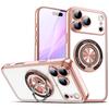 360° Clear Stand Ring Holder Car For Magsafe Case For iPhone17 Air 16 15 14 13 12 11 Pro Max Plus 16E Magnetic Charge Cover