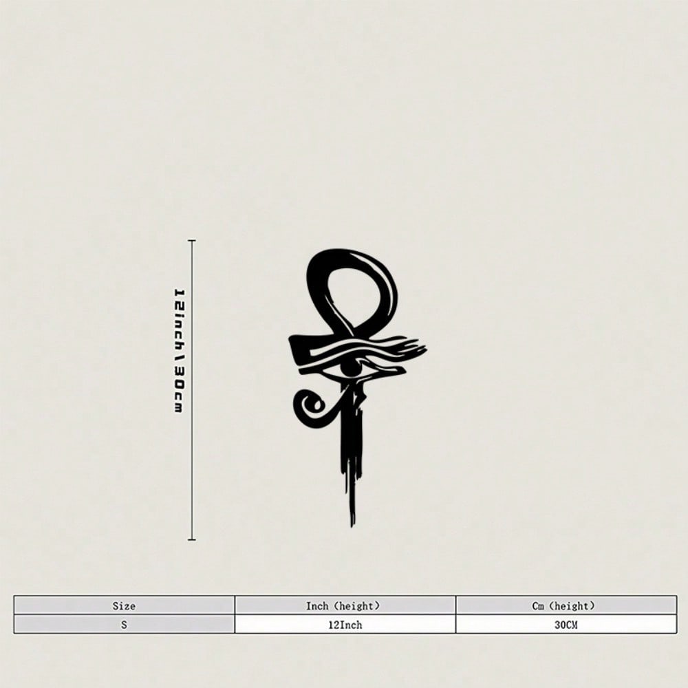 

Анх Око Гора Металеве Настінне Мистецтво Вінтажний Залізний Декор Храму Єгипетський Домашній Подарунок З Порошковим Покриттям