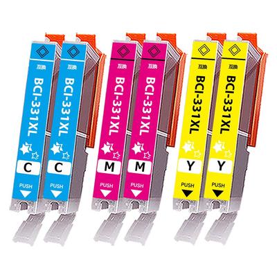Compatible Canon and Ink Cartridges Compatible with Canon 331 and Ink Level Individually Compatible with PIXMA TS8530 and TS8630 Printers BCI-331XL