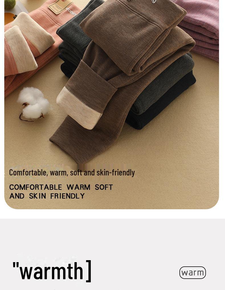 Children's High-Waist Warm Pants: Double-Layer Velvet Cotton for Boys & Girls – Ideal School Uniform for Autumn & Winter