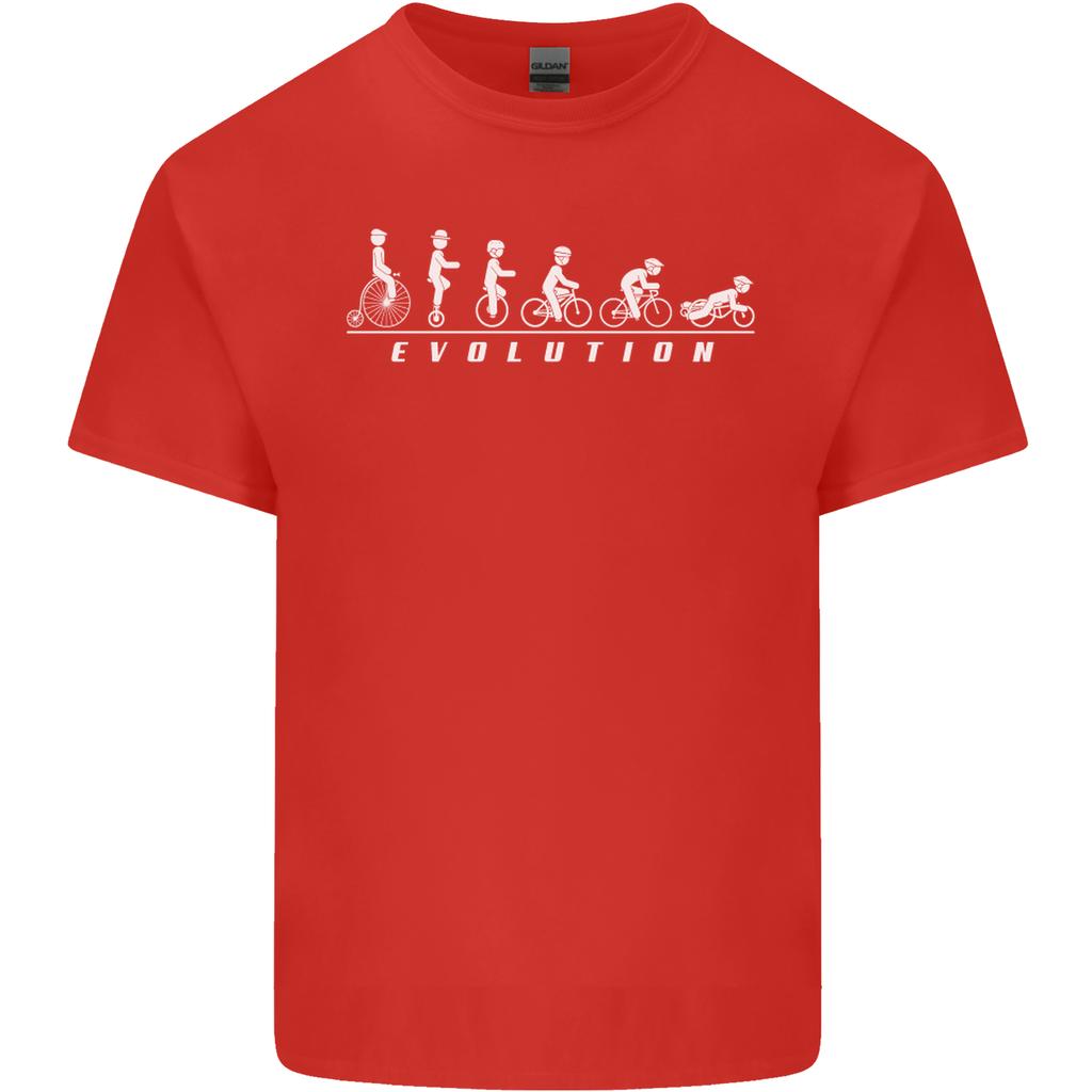 Cycling Evolution Cyclist Bicycle Unisexs Light Cotton TShirt