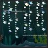 Underwater Mermaid Birthday Party Decoration Set: Pull Flags & Hanging Spirals for Girls