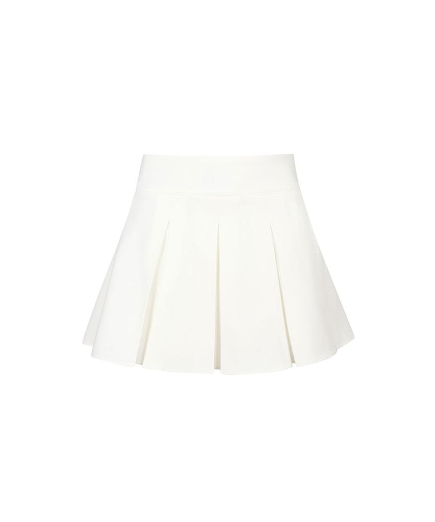 Moabel Classic Pleats Tennis Skirt - White
