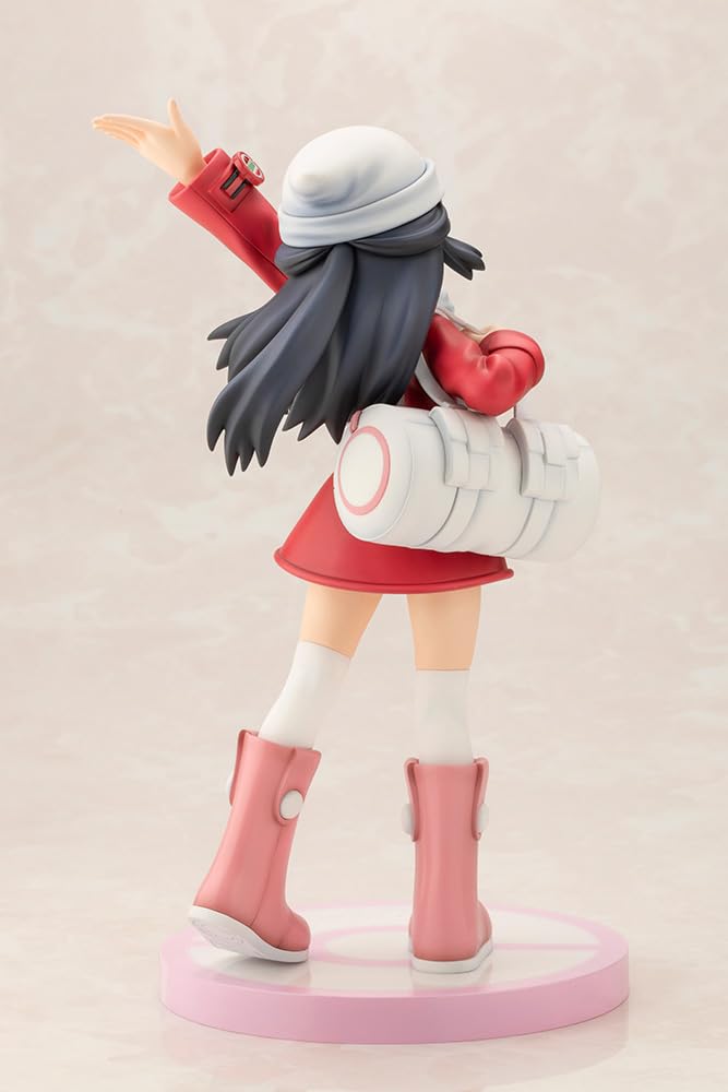 KOTOBUKIYA Série ARTFX J Hikari s Naetle měřítko PVC malovaná dokončená figurka "Pokémon" 1/8