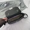 Spring New Niche Fashion Contrasting Color Saddle Bag Portable Shoulder Crossbody Trendy Women's Bag