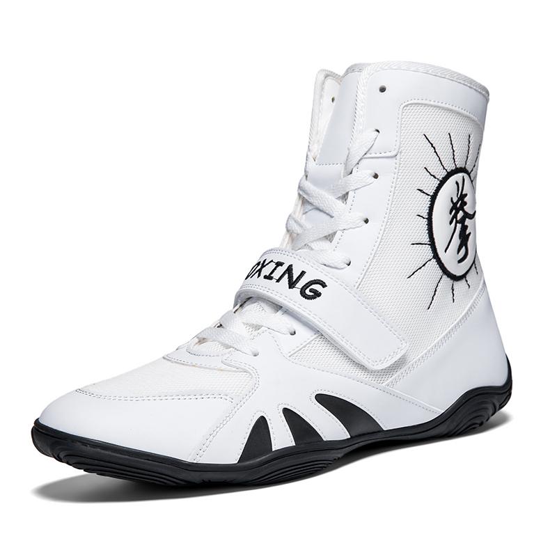 Men s Outdoor Training Boxing Sports Shoes, High-quality Mesh Breathable Sports Flight Shoes, Sizes 37-46 37