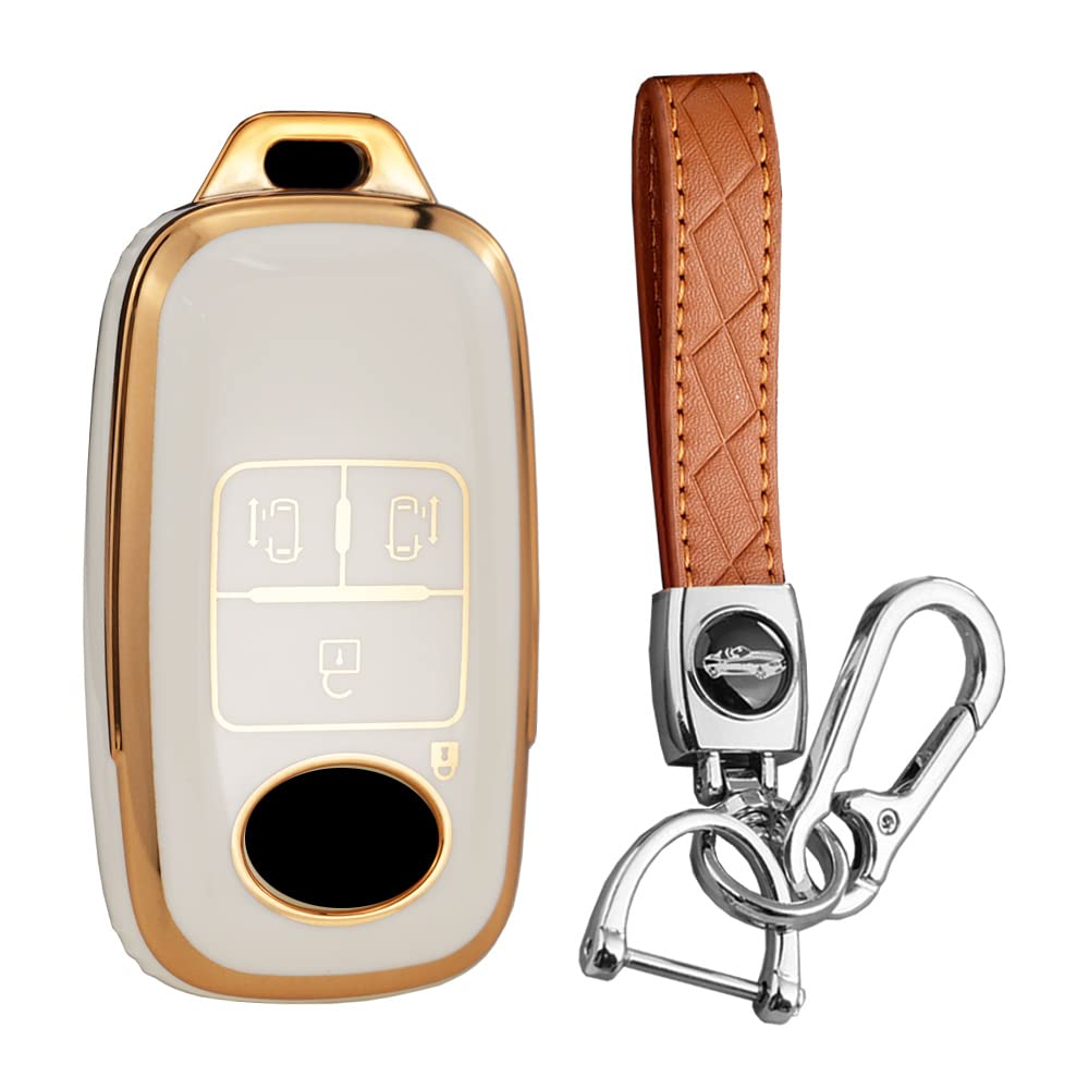 KUNIO Daihatsu Silicone Key Case, Key Holder, Key Cover, Stylish, Flexible, Daihatsu Toyota, Rumi,