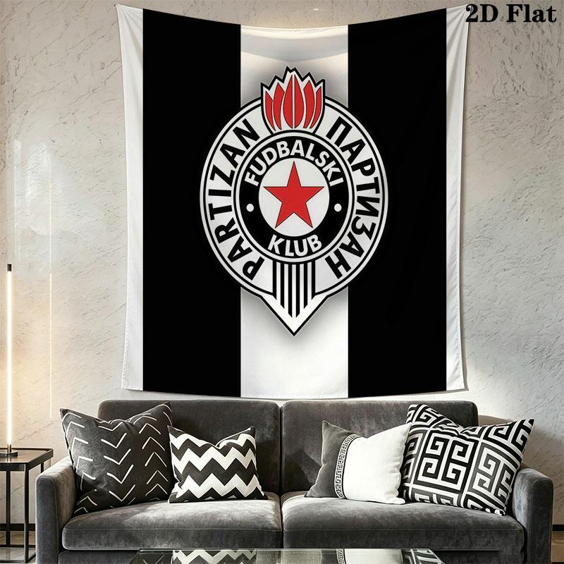 Partizan logo Wall Hanging Printed Fabric Blanket Decorative Tapestries for Bedroom Living Room Home Decor