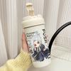 Xiao Qiushui, Li Chenzhou, and Cheng Yi's Series of Large-Capacity Thermos Cups for Office Desk Decoration, Stainless Steel Outdoor Use