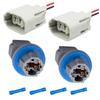 1Set Rear License Plate Light Socket W/2 Way Female Wiring Replacement For Ford F81Z-13411-AA Car Accessories