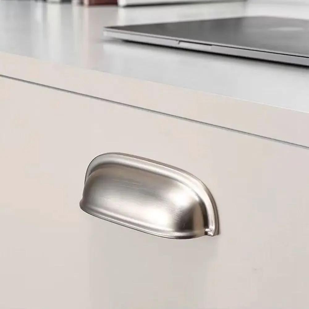 Zinc Alloy Shell Cabinet Handle Shell Style Multifunctional Furniture Knobs Hardware Furniture Drawer Pull Handles Cupboard