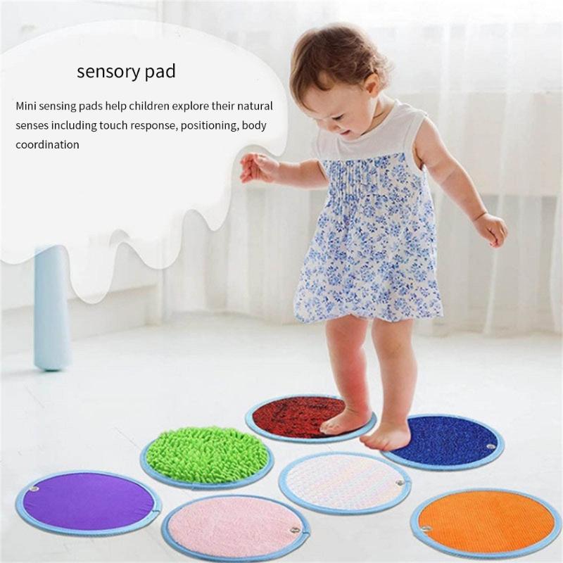 8/10/14/16pcs Autism Children Sensory Development Rug Washable Play Mat For Tactile Stimulation And Social Interaction