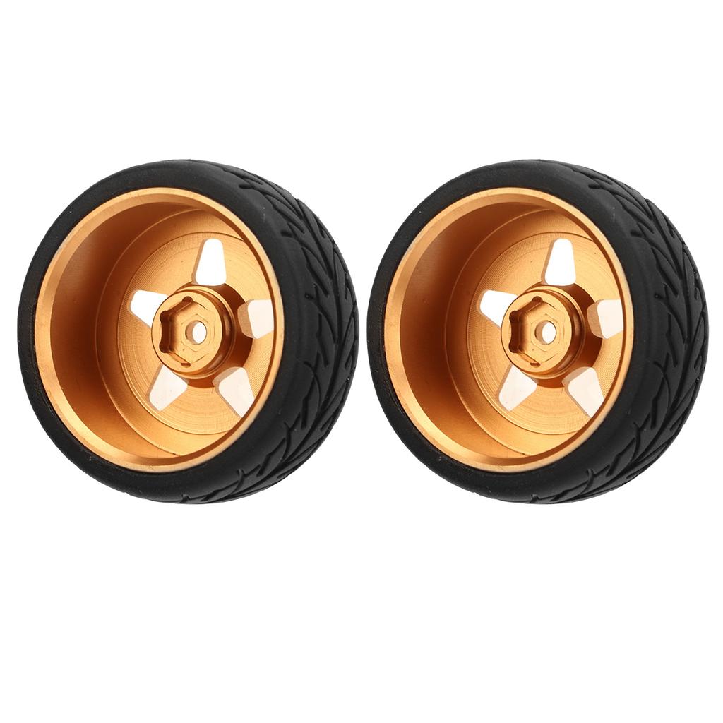 2Pcs RC Car Tires Wheel Rims Replacement for ZD Racing 116 S16 EX16 RC Car Upgarde Parts