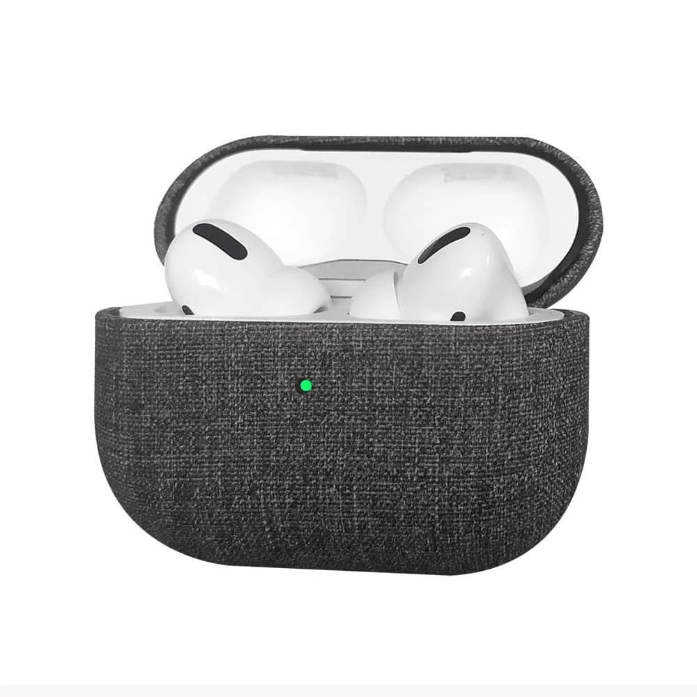 Für AirPods 4 2025 Hülle Abdeckung Stoffstruktur Stoßfest Vollschutz-Kopfhörerhülle für AirPods Pro 2 1 AirPods 1 2