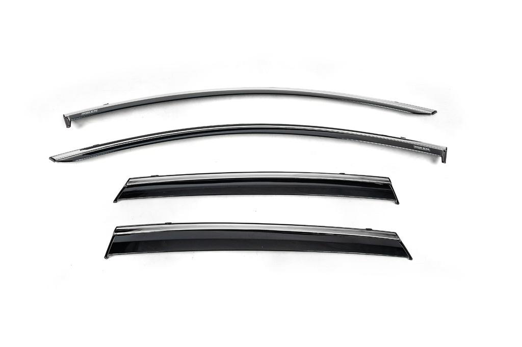 

Windshields with chrome (4 pcs, Niken) for Renault Clio V 2019-2025